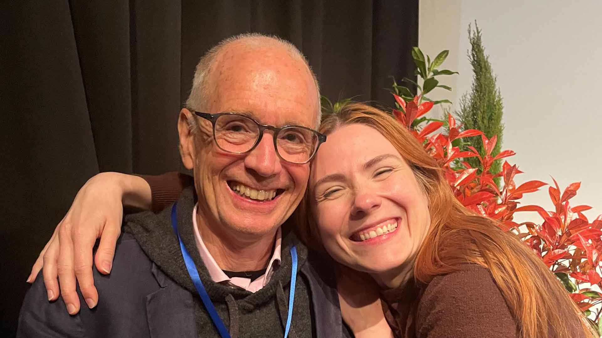 Rory MacLean and fellow author Demi Anter