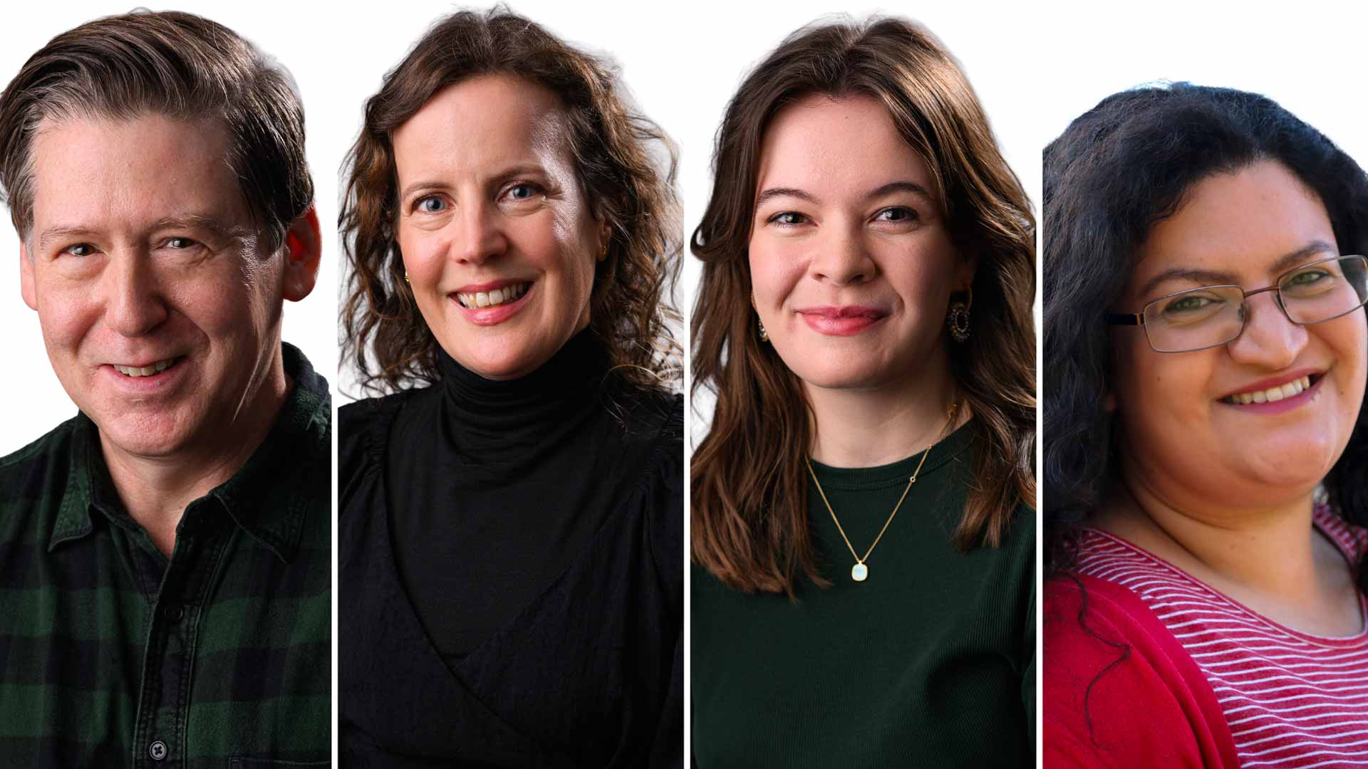 L-R: Tom Tivnan, Alice O'Keeffe Katie Fraser and Caroline Carpenter