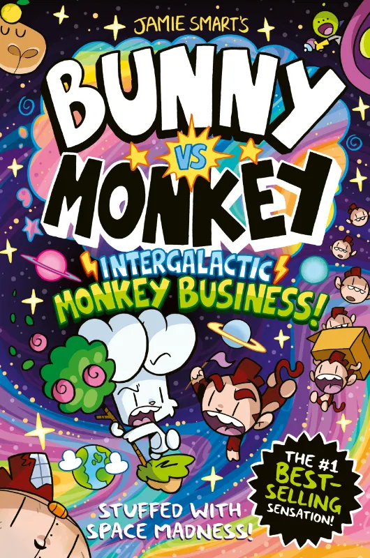 Bunny vs Monkey Intergalactic Monkey Business Front Cover