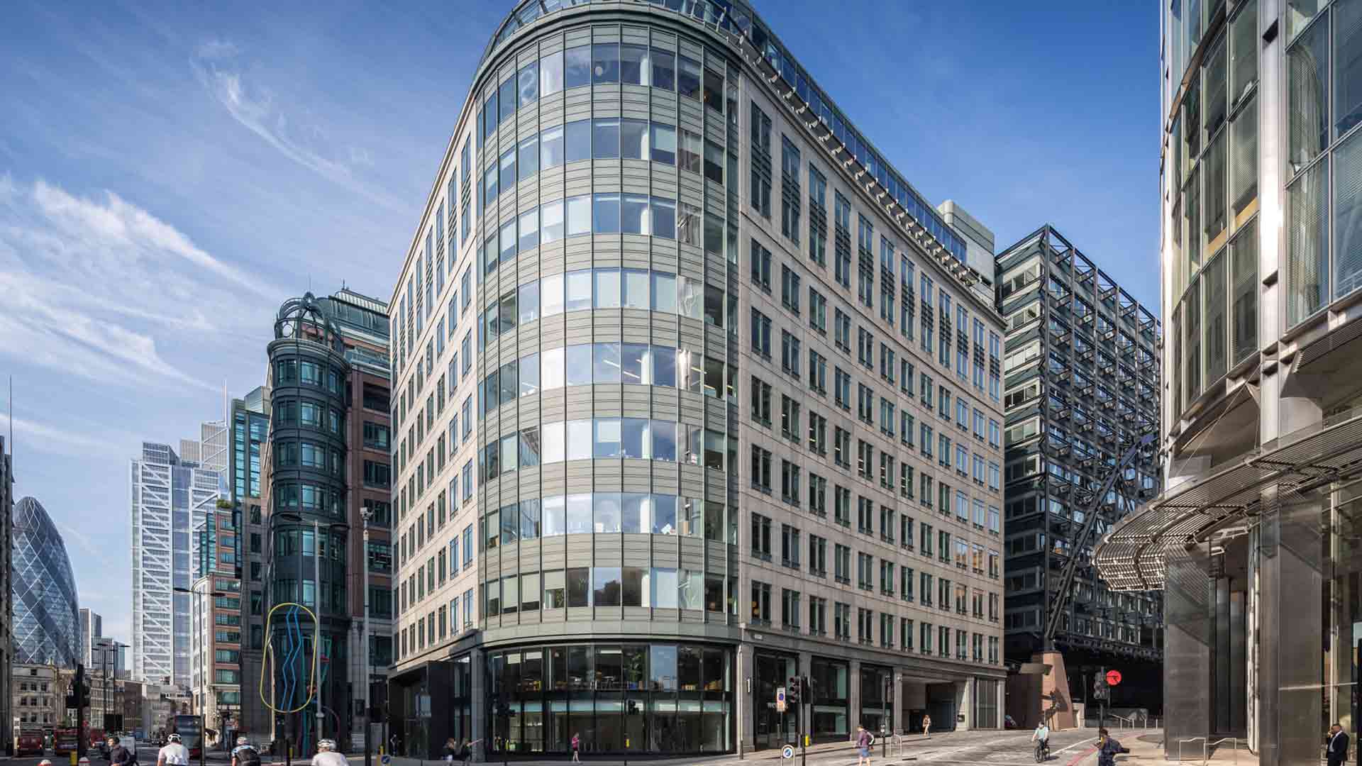 Simon & Schuster's new office at 199 Bishopsgate
