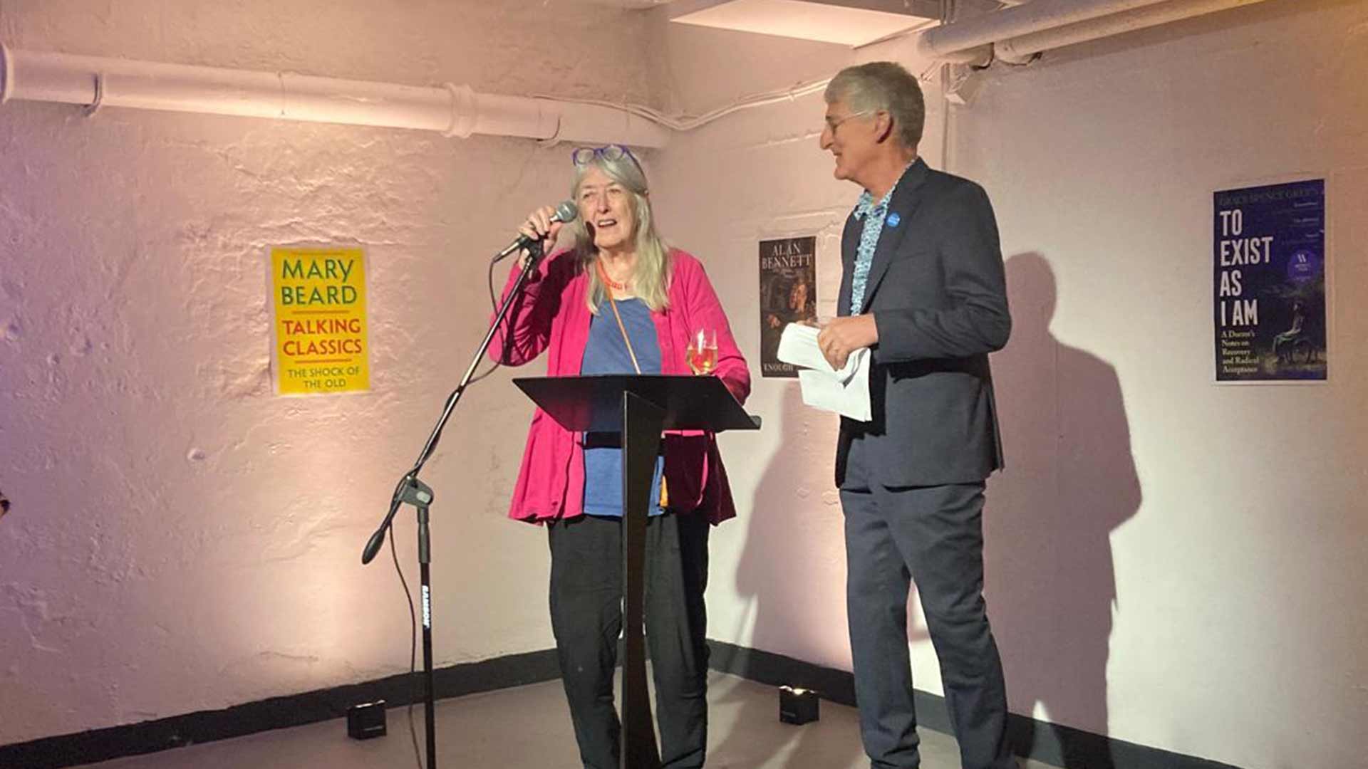 Mary Beard and Andrew Franklin