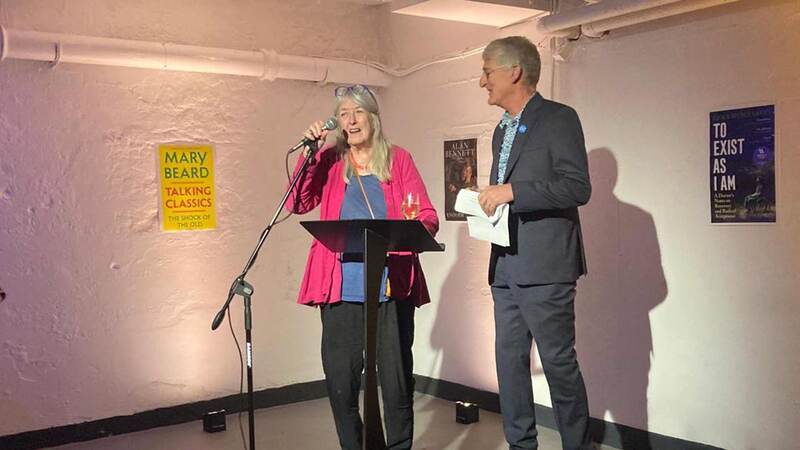 Authors and competitors turn out for Andrew Franklin's retirement gig