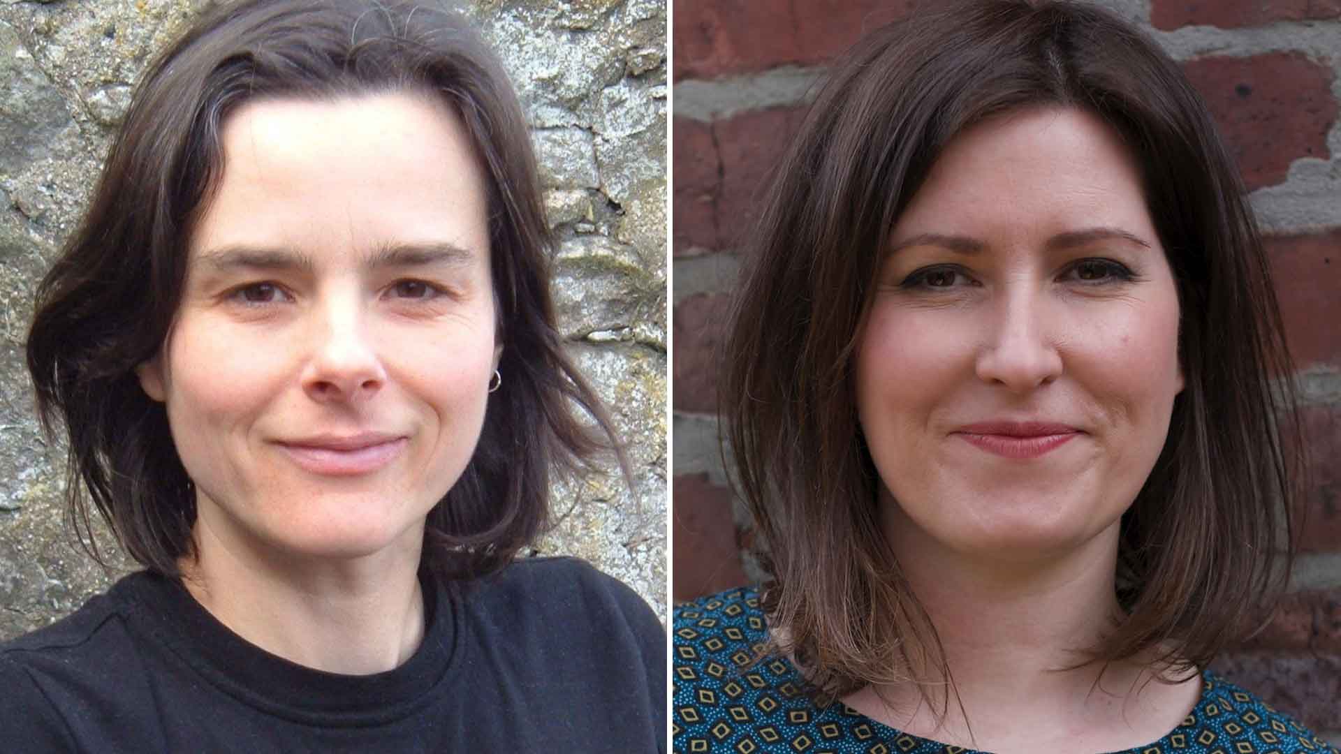 Author Caryl Hart and illustrator Nicola Slater, creators of The Jellyfish Jiggle Author Caryl Hart and illustrator Nicola Slater, creators of The Jellyfish Jiggle