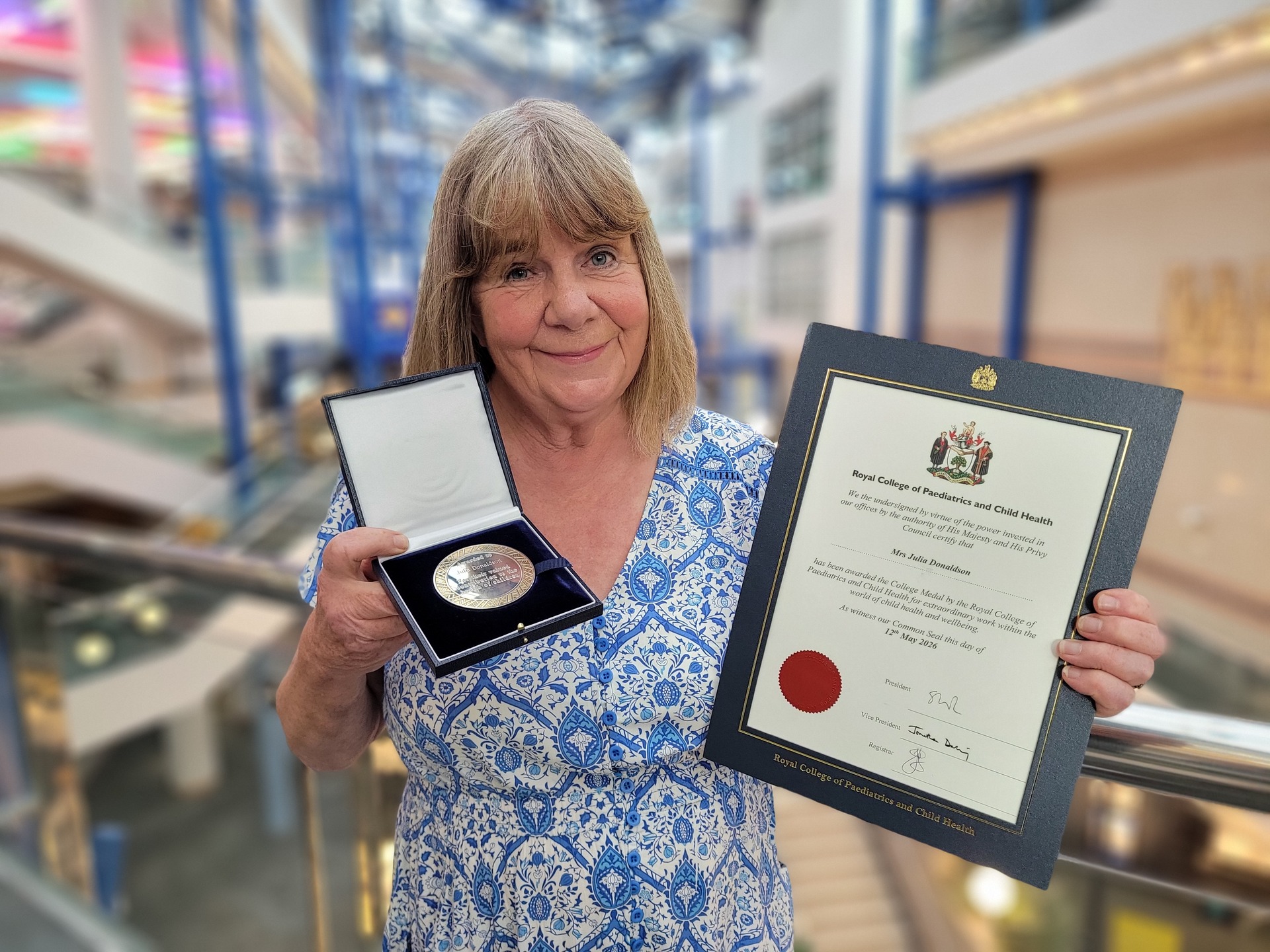 Julia Donaldson at the RCPCH