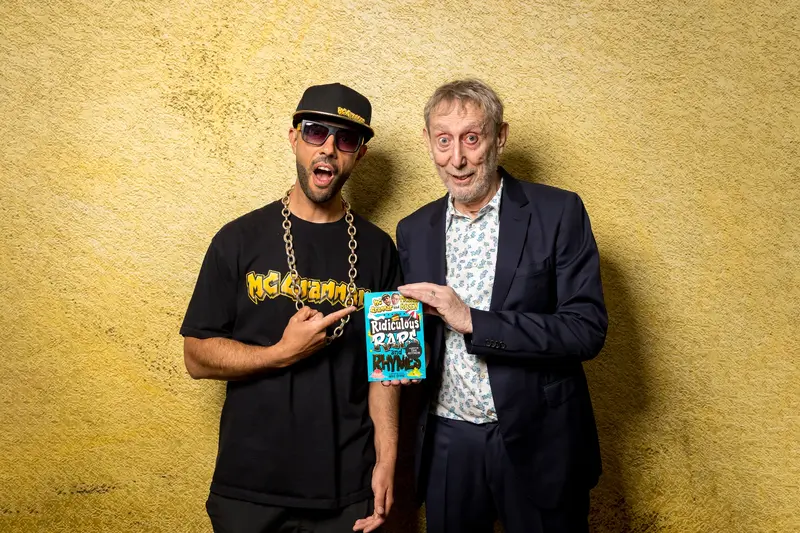 MC Grammar & Michael Rosen &copy; David Monteith Hodge