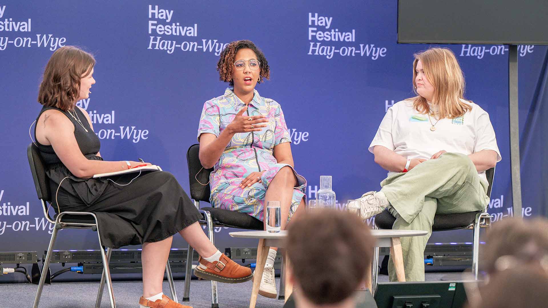 Saara El-Arifi and Natasha Bardon unpack the publishing process at Hay Festival Nibbies Salon