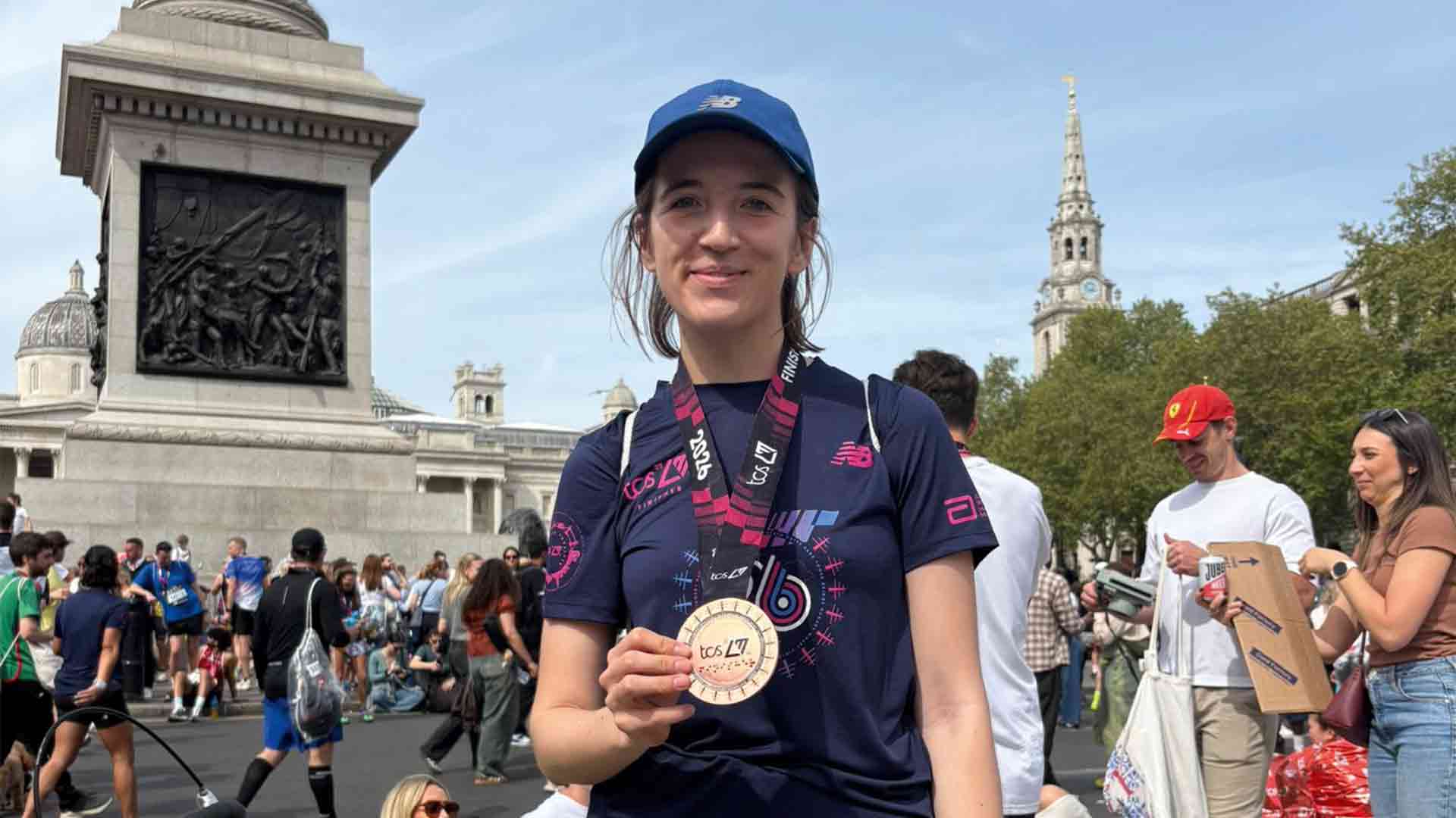 Ella Harold of Penguin Random House at last year's marathon