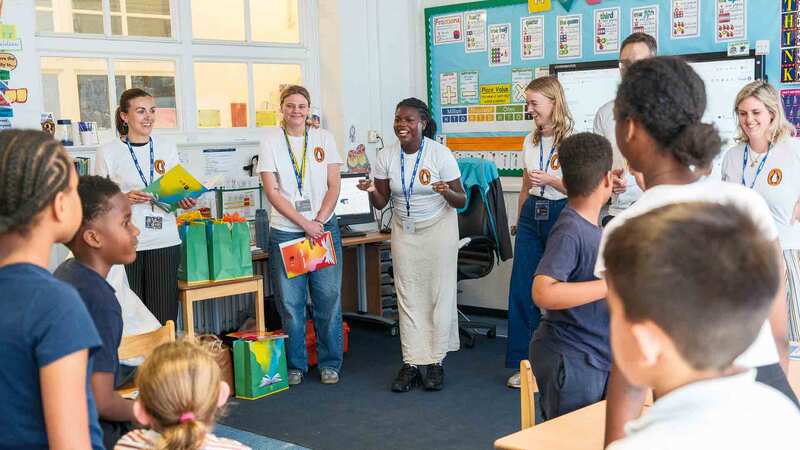 Penguin Random House staff volunteer for National Year of Reading